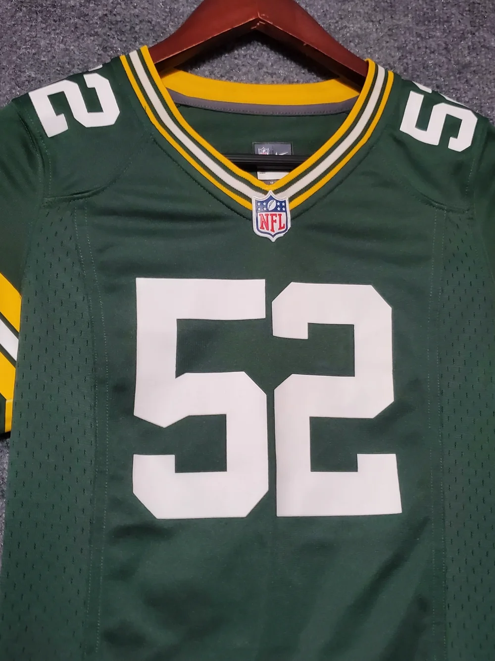 Nike On Field Elite Clay Matthews Green Bay Packers NFL Jersey Womens XS #52
